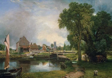 Dedham Lock e Mulino, 1820